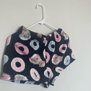 Fuzzy Donut Shorts